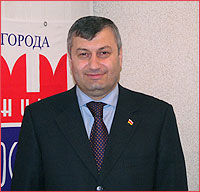 Эдуард Кокойты, президент республики Южная Осетия
